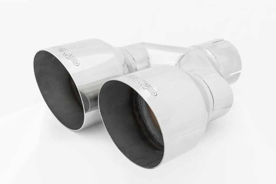 MBRP Dual Tip T304 SS 4in OD/2.5in Inlet