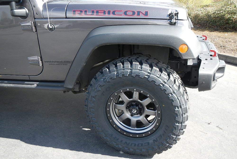 D552 Fuel Trophy Сustom Wheel - Graphite with Matte Black Bead Ring 17" x 8.5", -6 Offset, 5x114.3 Bolt Pattern, 72.6mm Hub