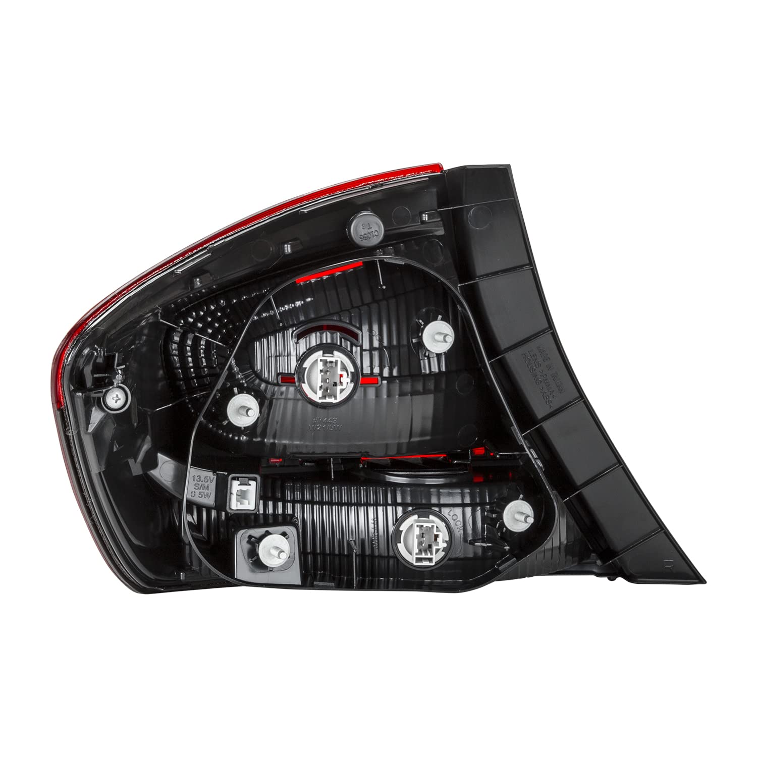 Right TYC Tail Light Assembly Compatible with 2013-2015 Honda Civic