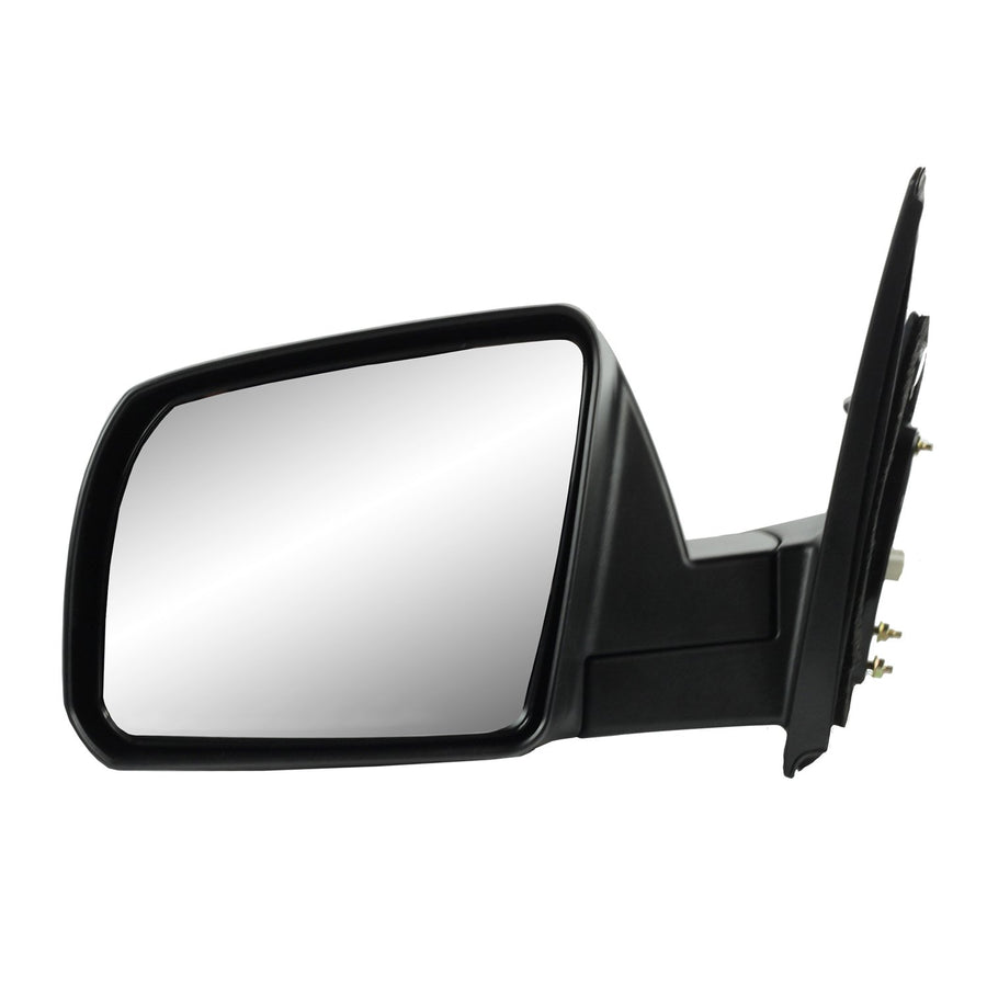 Mirror Driver Side for Toyota Sequoia SR5 Model, Textured Black w/PTM Cover, Foldaway, w/o Blind spot Detection, Heated Power