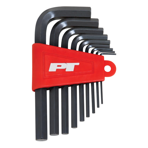 Metric Hex Key Set Performance Tool W1392 with Storage Holder, 9 Piece Set (15-10mm)