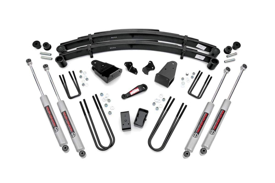 4" Rough Country Suspension Lift Kit for 1980-1986 Ford F-250 4WD - 4908030