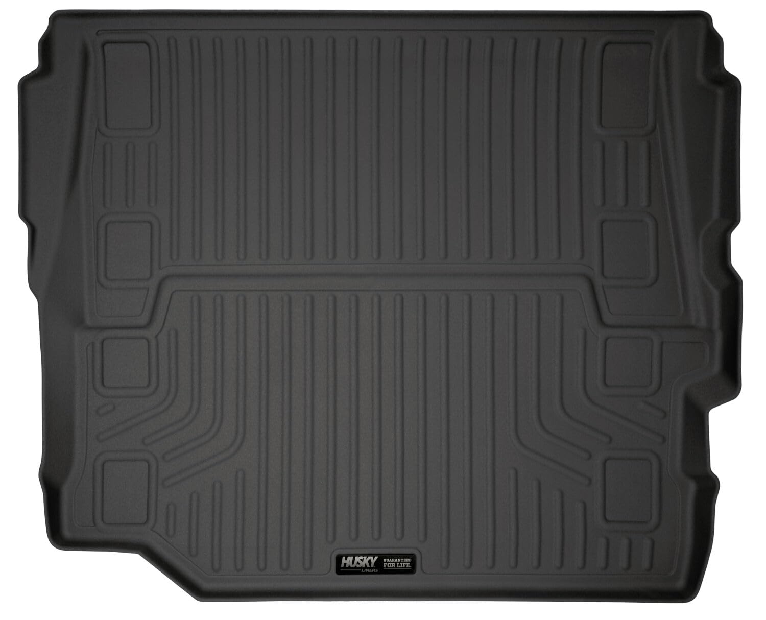 Husky Liners Cargo Liner Weatherbeater | Fits 2019-2025 Jeep Wrangler (JL) 2-Dr. & 2018 Jeep Wrangler (JL) | 1-pc Black - 20711