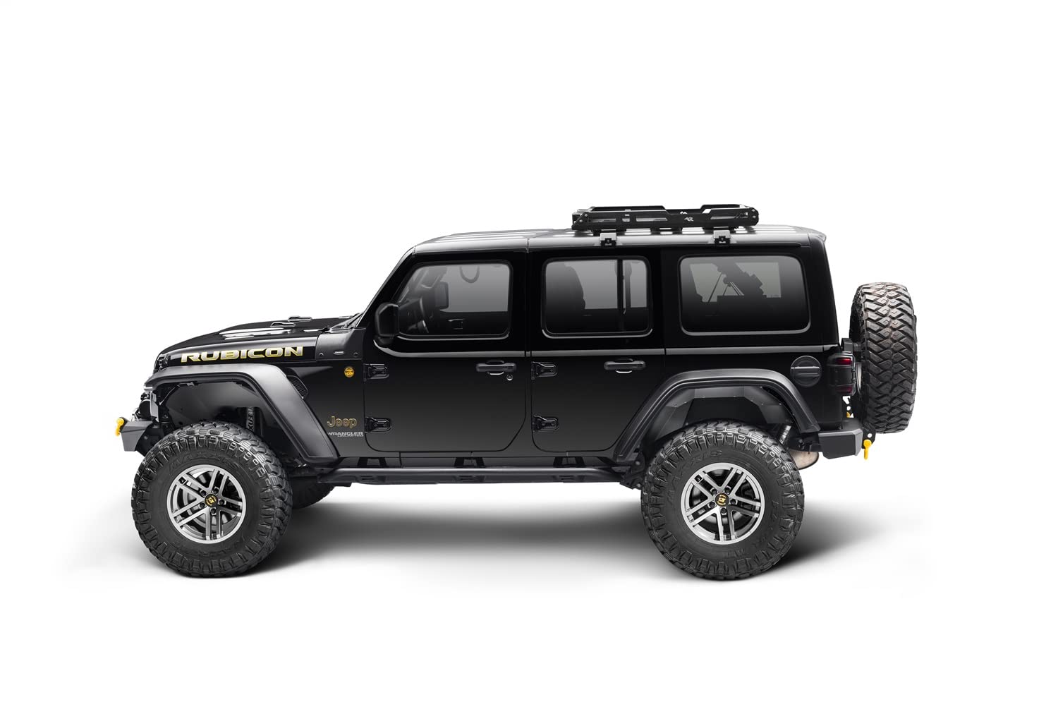 Steel Tube Fender Flares Rugged Ridge; F/R Set; 07-18 Wrangler JK 11615.48