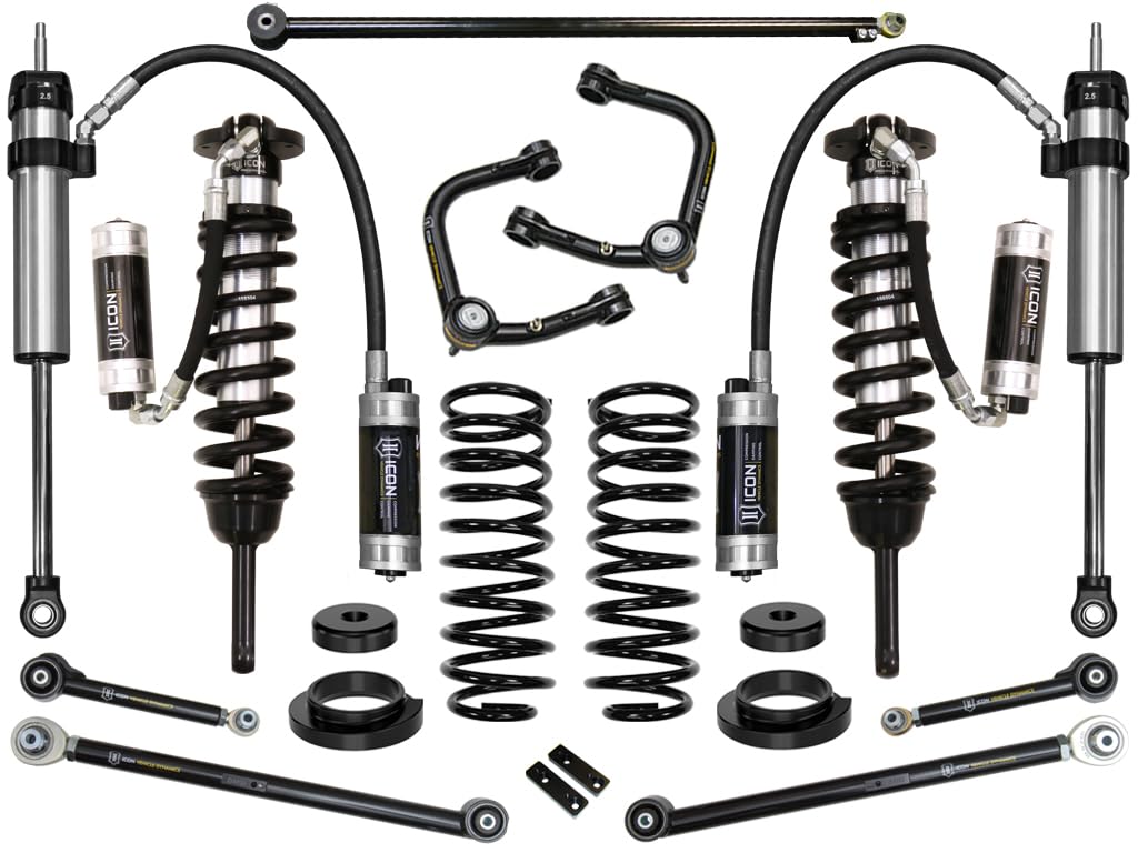 ICON, Stage 7 Suspension System, 0-3.5" Lift, Tubular UCA, Compatible with 2003-09 Lexus GX470, K53177T