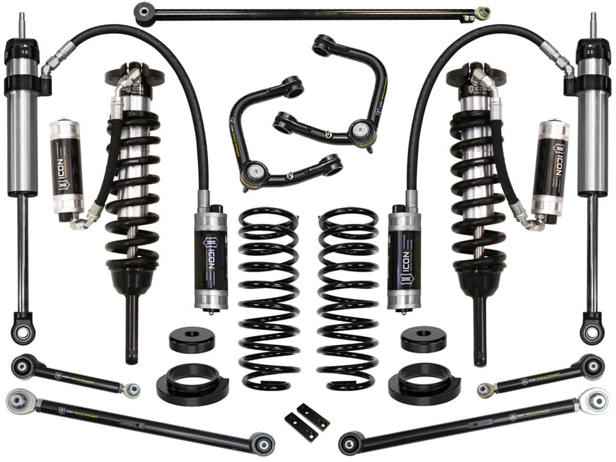 ICON, Stage 7 Suspension System, 0-3.5" Lift, Tubular UCA, Compatible with 2003-09 Lexus GX470, K53177T