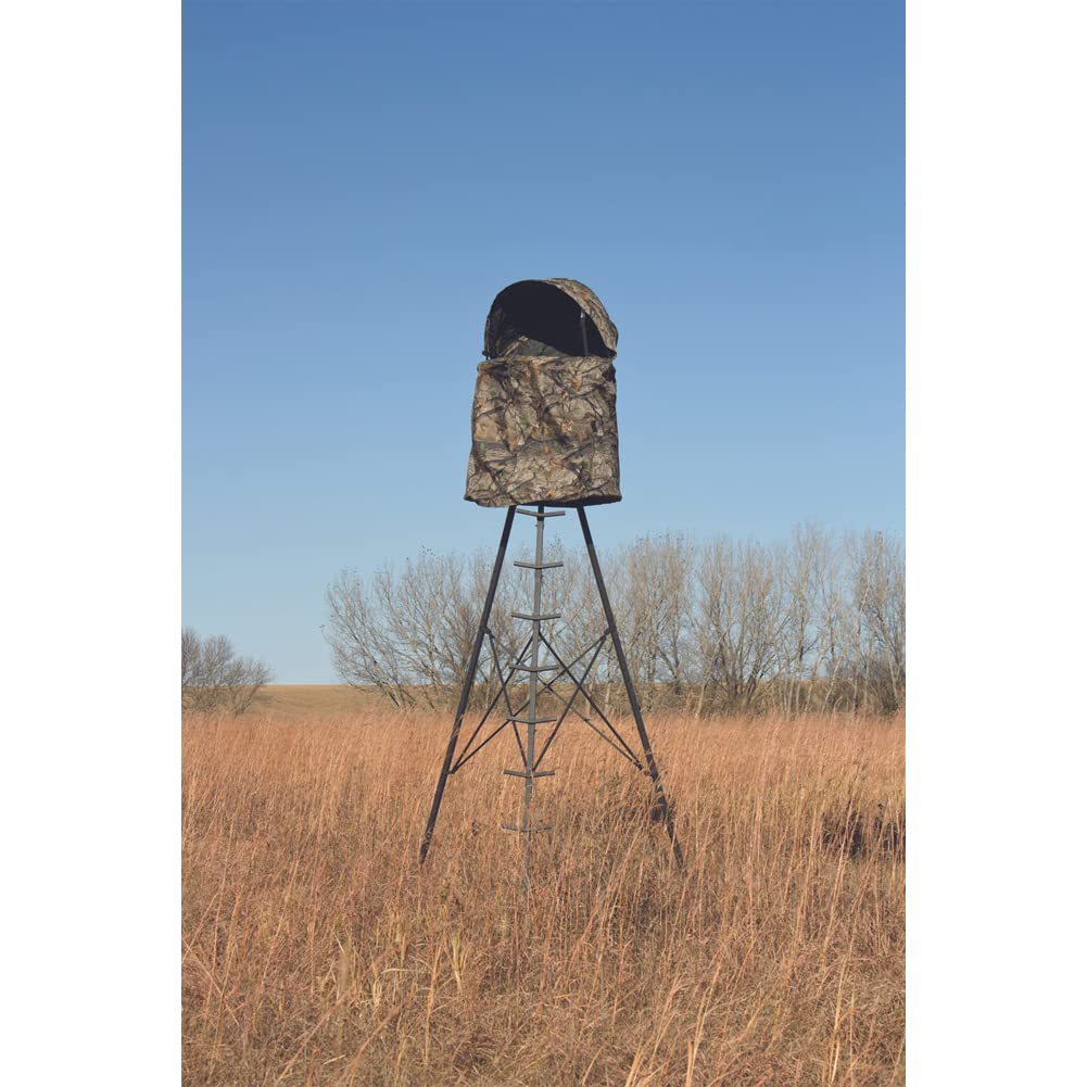 Big Game Cover-All Blind Whitetail Deer Elk Above Mule Hunting Outdoors Camo Pattern Kit for Apex Treestand