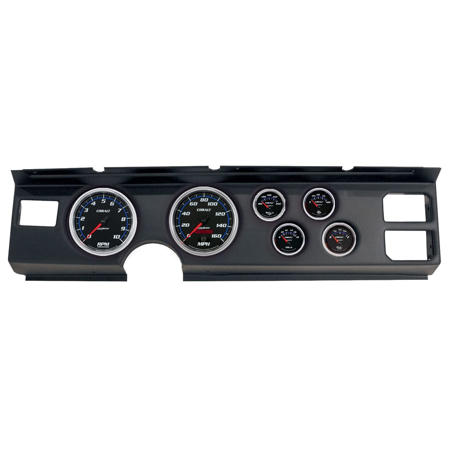 AutoMeter Dash Kit Direct Fit, (5" X2, 2 1/16" X4), Pontiac Firebird 82-84, Cobalt (2920-05)