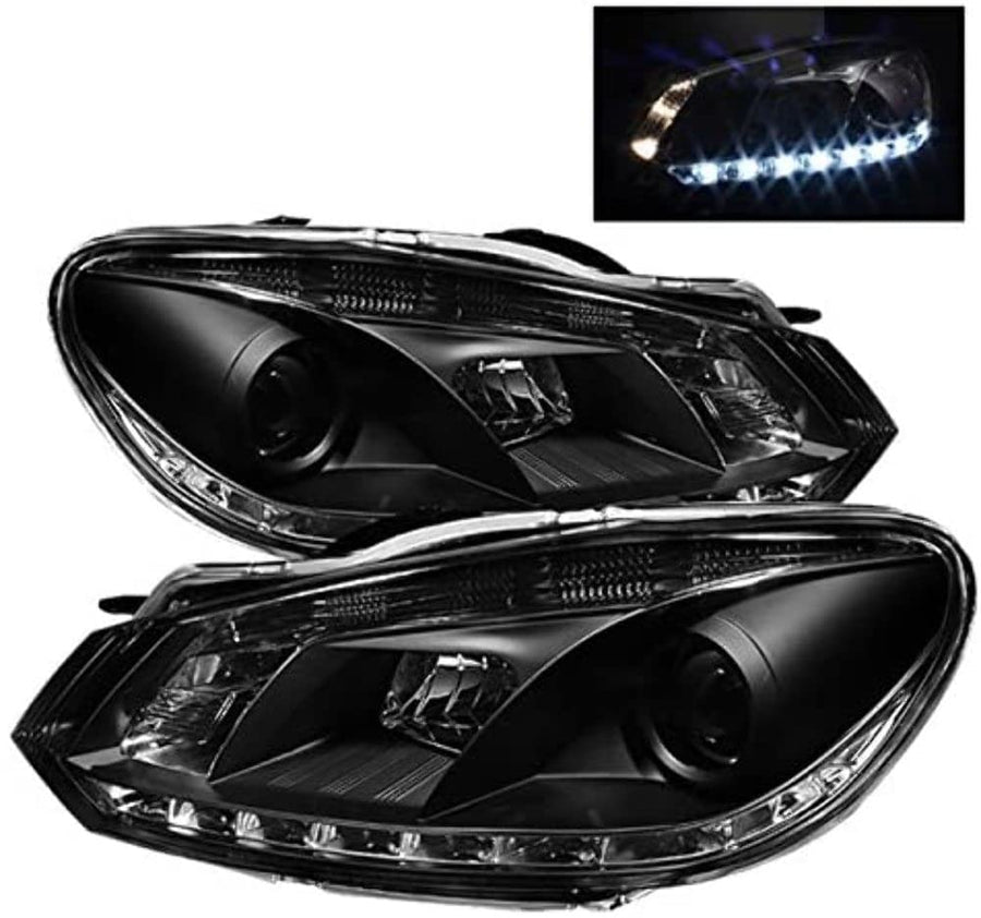 Auto Spyder 5012111 Projector Style Headlights Black/Clear