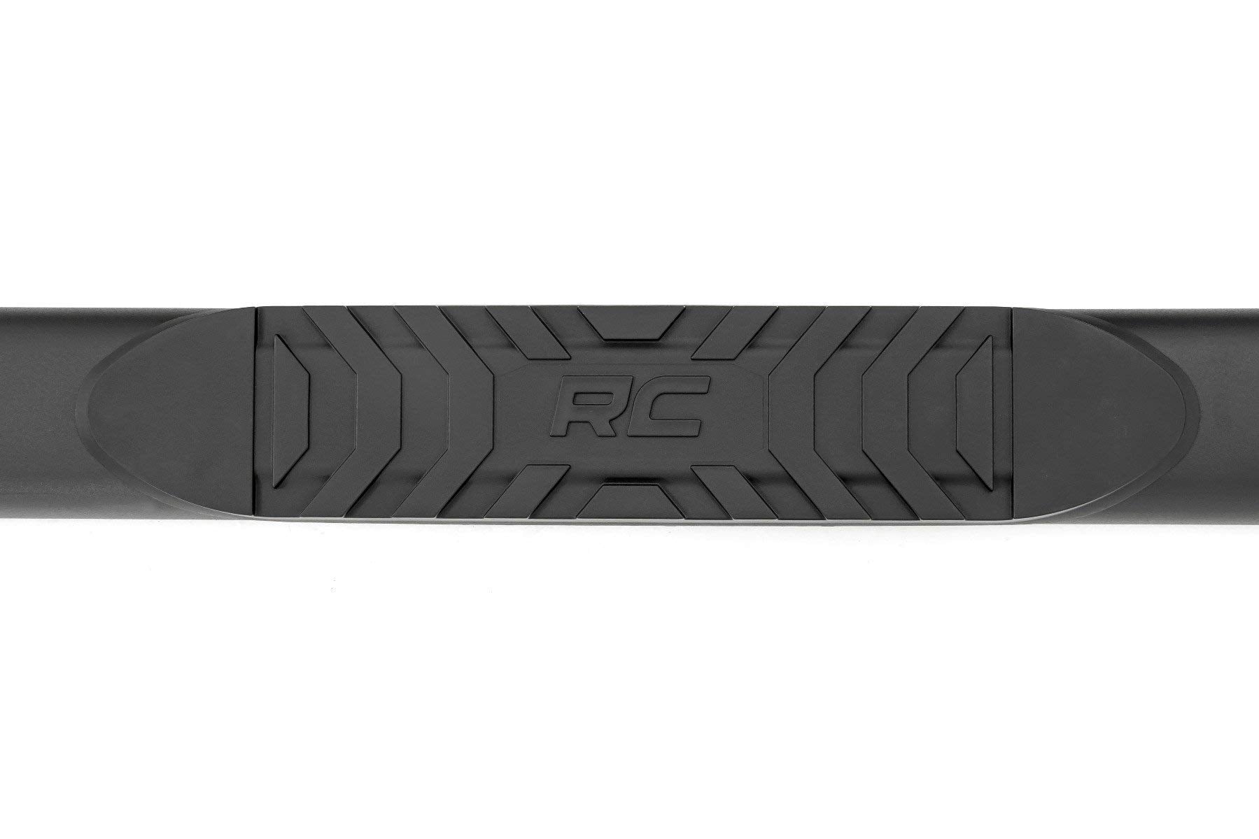 Rough Country Nerf Steps Oval for Chevy Silverado & GMC Sierra 1500/2500HD/3500HD (2007-2018) Crew Cab - OEM Style Rails with Built-in Side Steps