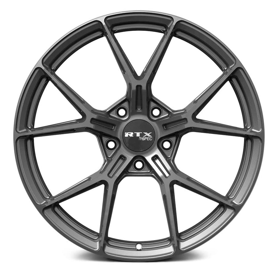 RTX Custom RS01 Wheel - 20x9, 35 Offset, 5x114.3 Bolt Pattern, 67.1mm Hub - Gloss Gunmetal Rim