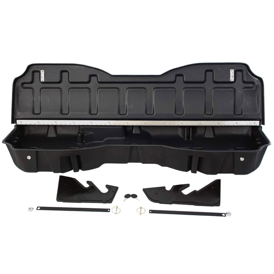 Under Seat Storage DuHa 30120 fits 2019-2026 Ram 1500 Crew Cab New Body Style | Black Heavy Duty Back Seat Organizer | Easy Installation | Seamless Integration