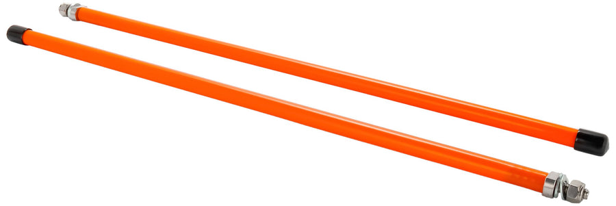 Camco Black Boar ATV/UTV Snow Plow Marker Kit Black | Features a High Visible Florescent Orange Color & Designed with High-Density Polyethylene with Flexible Vinyl End Caps | 18-Inches (66029)