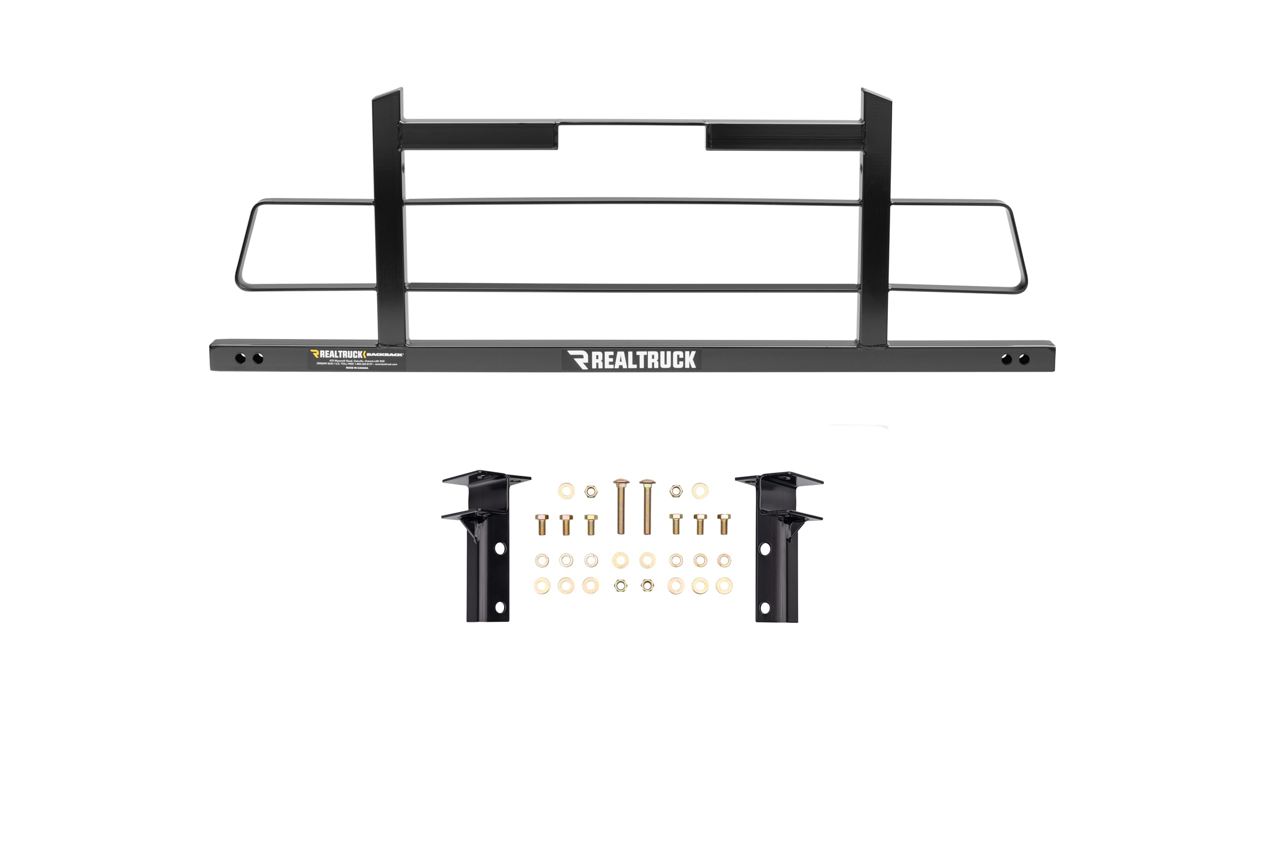 BACKRACK Hardware Kit RealTruck for use w/Standard Bed, Black, No Drill | 30147 | Fits 2009-2025 RAM 1500; 2011-2025 RAM 2500/3500
