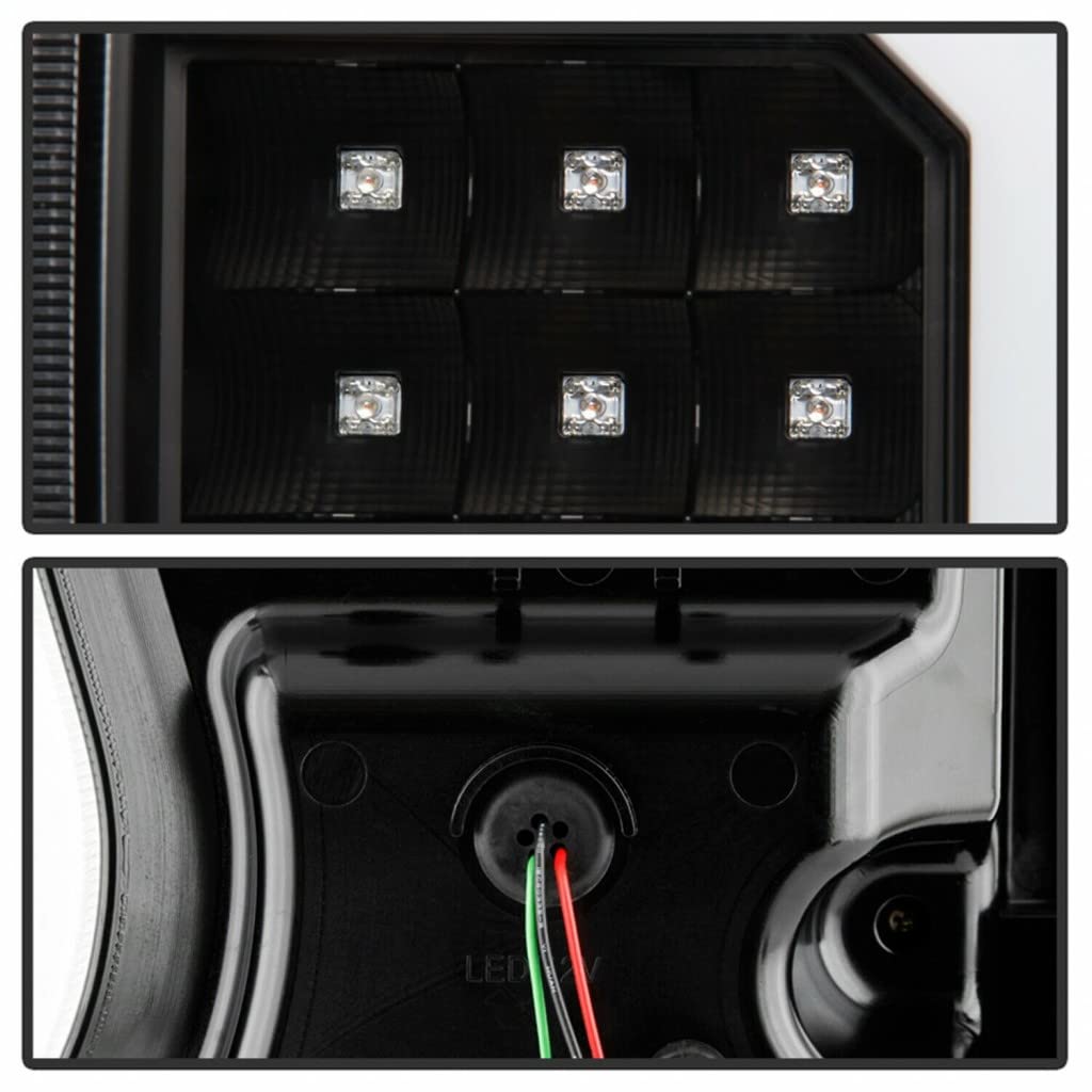 For Dodge Durango Spyder 2004-2009 Tail Lights Pair | LED | Black | 5086532