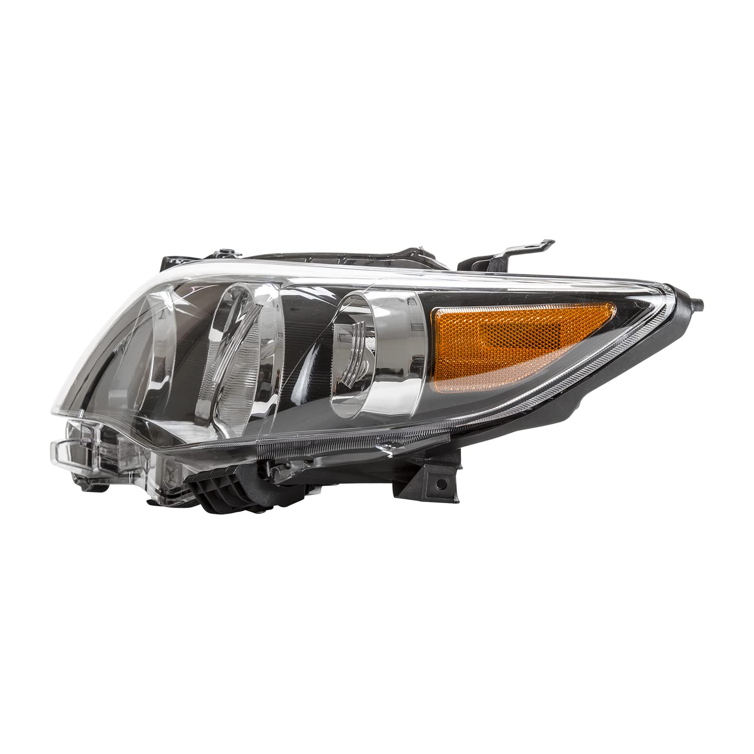 Left TYC Headlight Assembly Compatible with 2011-2013 Toyota Corolla
