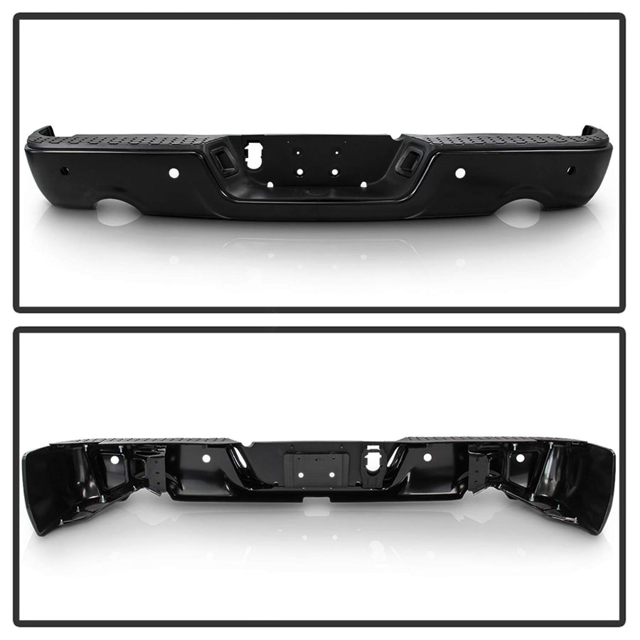 OEM Style Xtune Steel Rear Bumper (RB-DR09-SET-DEWS-BK)