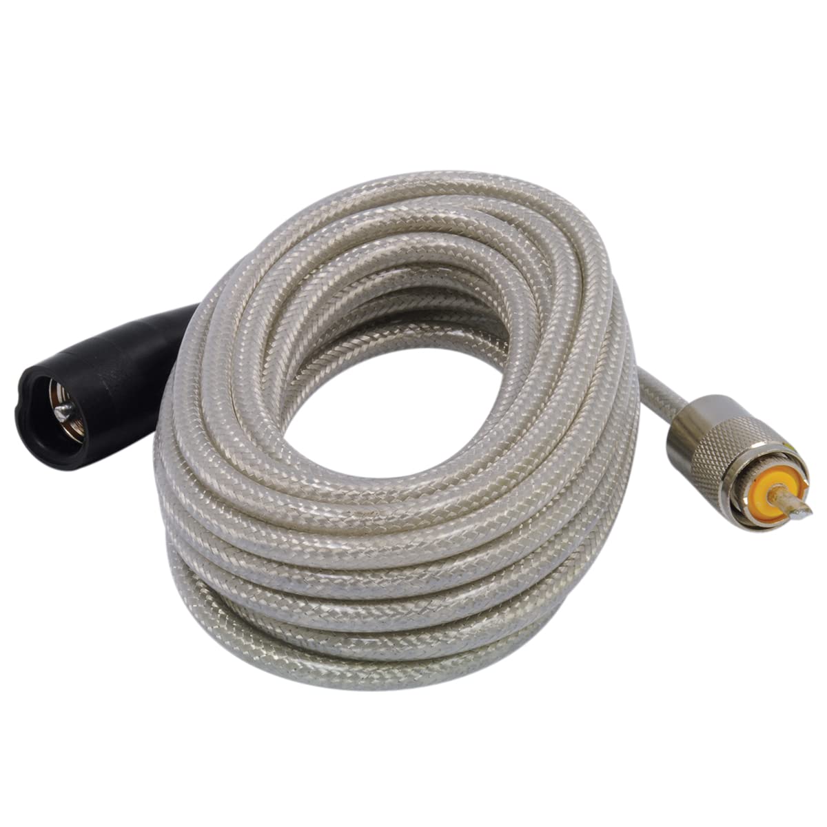 Wilson Antennas 18ft Coax Cable with PL-259 Connectors CB Antenna Mini 8 Cable, Clear 305-820
