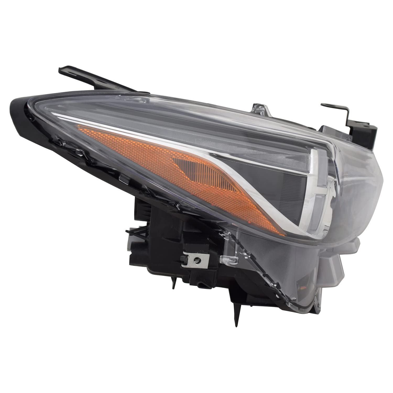 Right TYC Headlight Assembly Compatible with 2014-2018 Mazda Mazda3