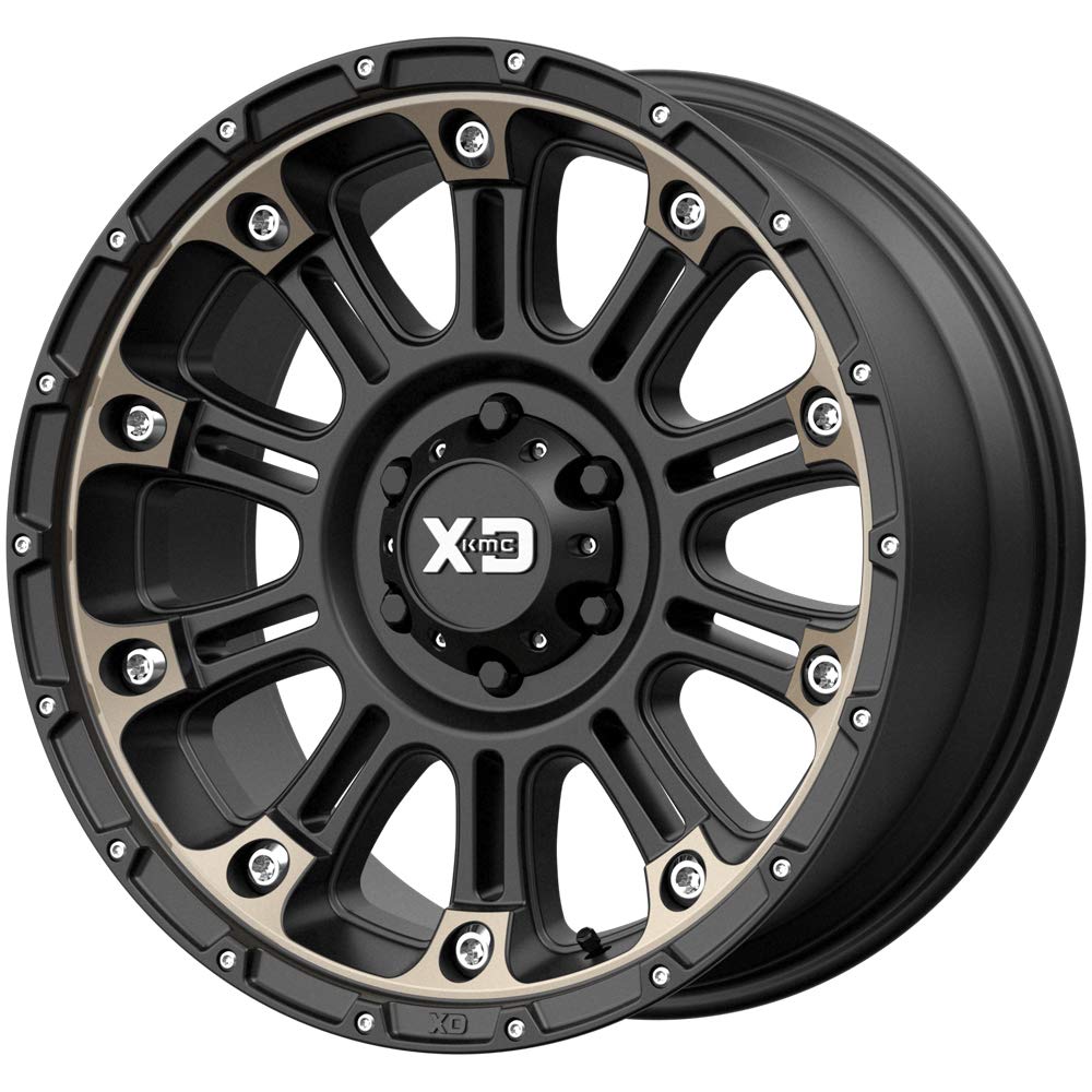 XD829 HOSS II BY KMC WHEELS Black Wheel Chromium (hexavalent compounds) (17 x 9. inches /5 x 72 mm, -12 mm Offset)