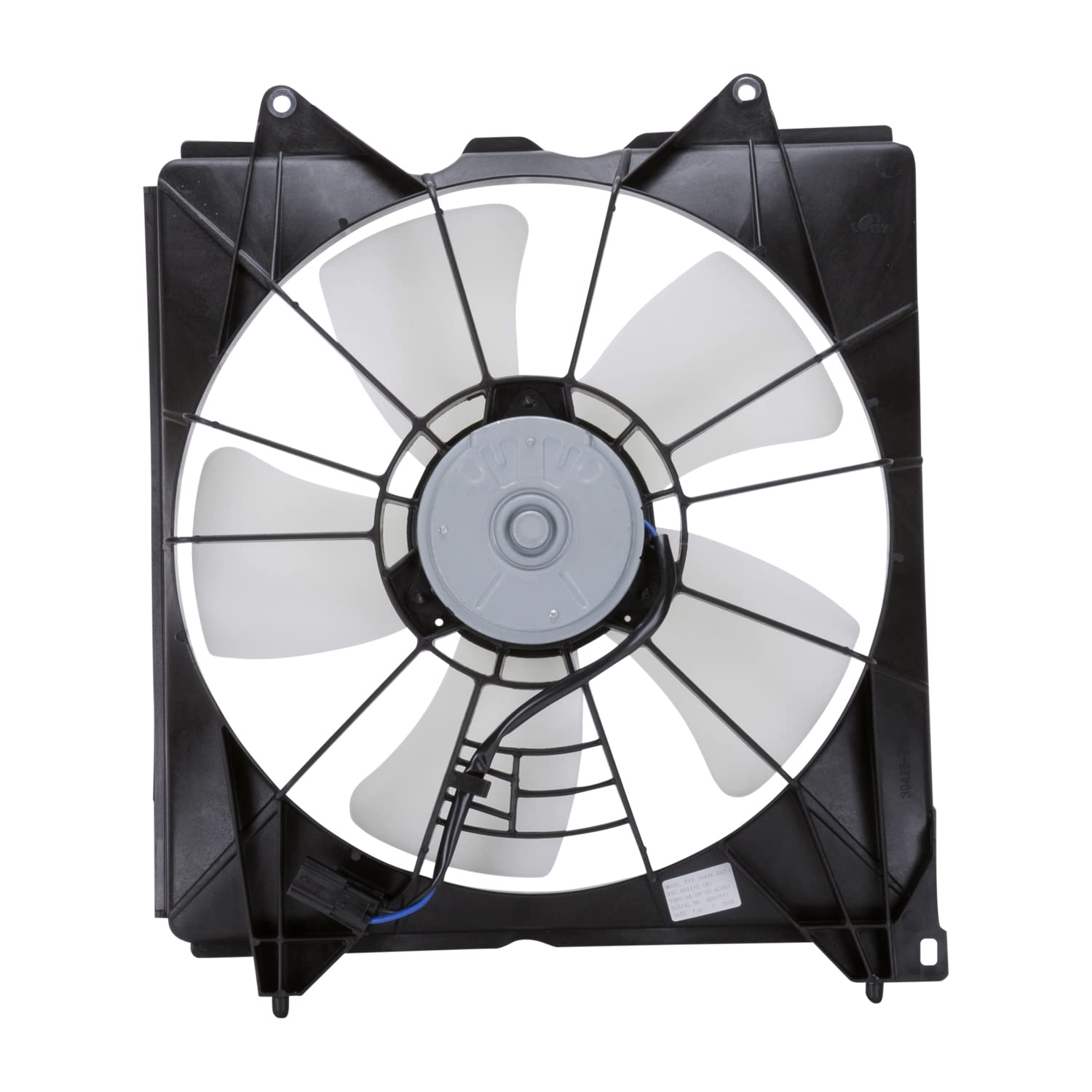 Cooling Fan Assembly TYC 601130 Compatible with 2008-2012 Honda Accord, Black