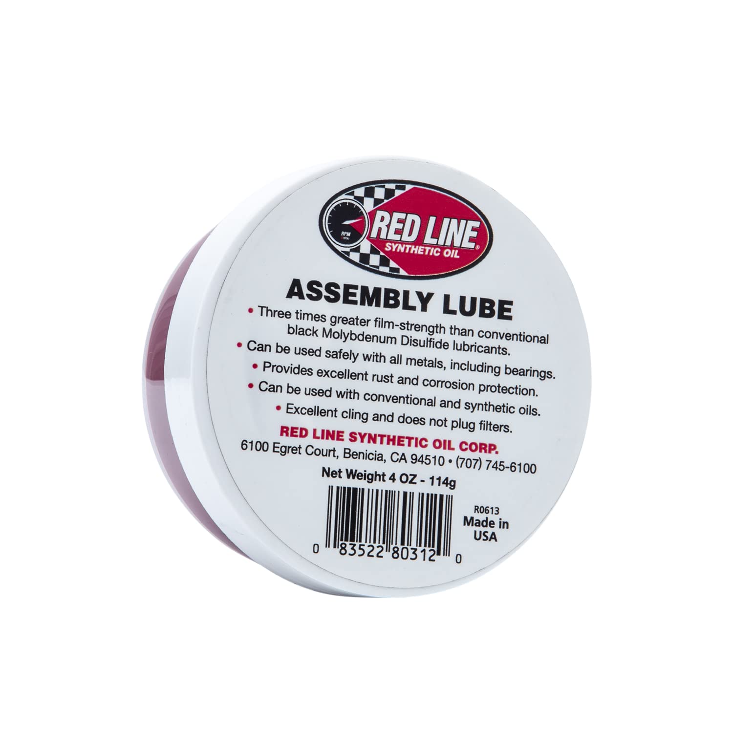 80312 Red Line Assembly Lube - 4 Ounce Jar