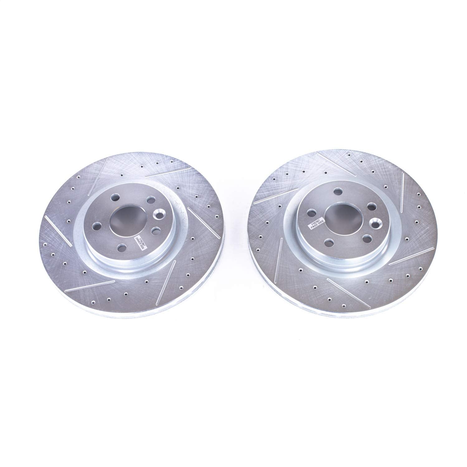 Drilled and Slotted Power Stop EBR1653XPR Front Brake Rotor Pair