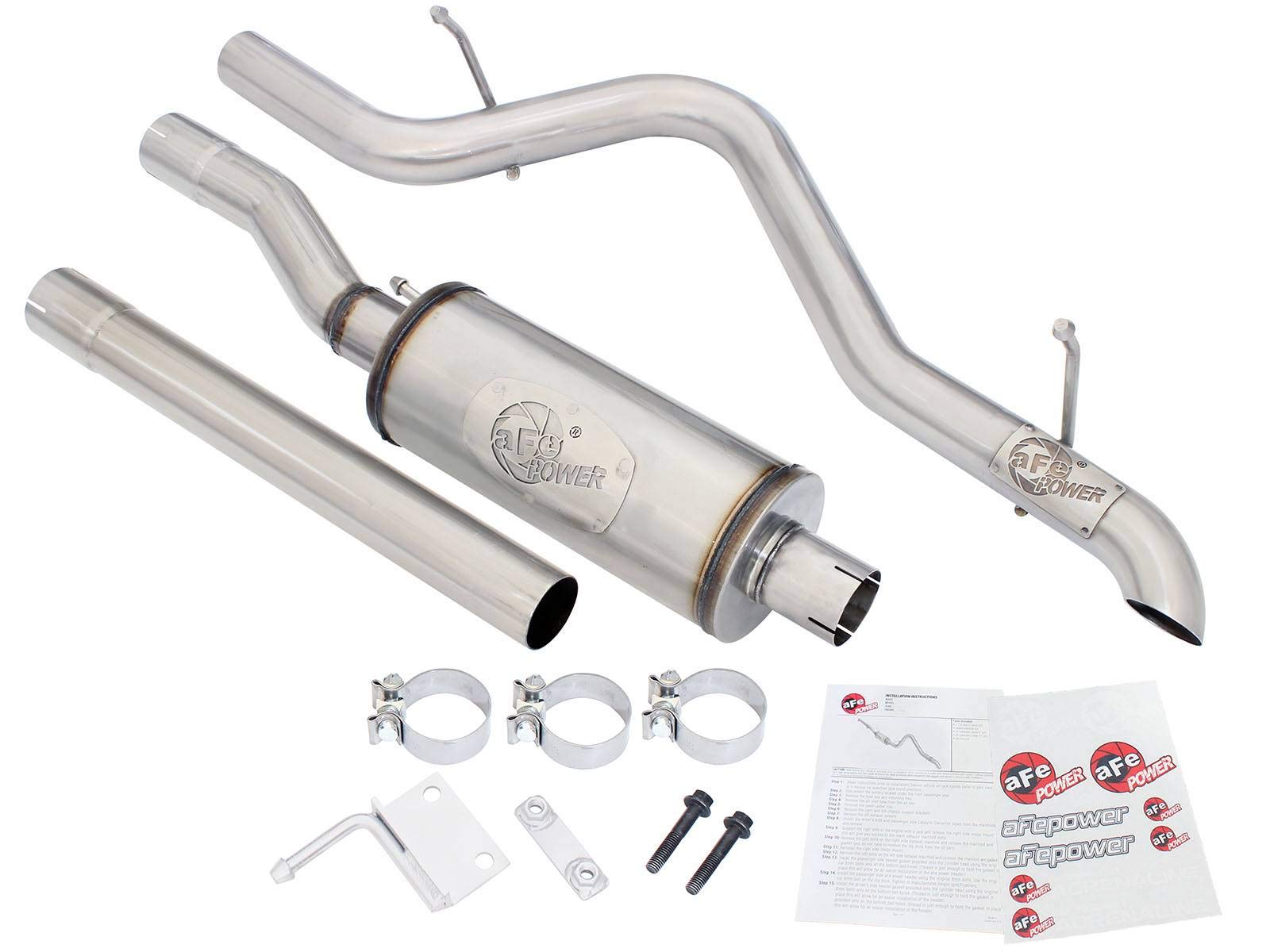 aFe 2.5in MACHForce XP SS-409 Cat-Back Exhaust 07-16 Jeep Wrangler (JK) V6-3.6L/3.8L (2-4 Door)