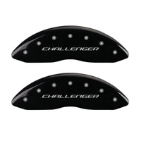 Dodge Caliper Covers MGP Caliper Covers 12088Scbrbk: Black, Challenger (Block) / Vintage R/T 4 Pack