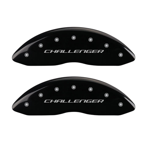 Dodge Caliper Covers MGP Caliper Covers 12088Sclbbk: Black, Challenger (Block), 4 Pack