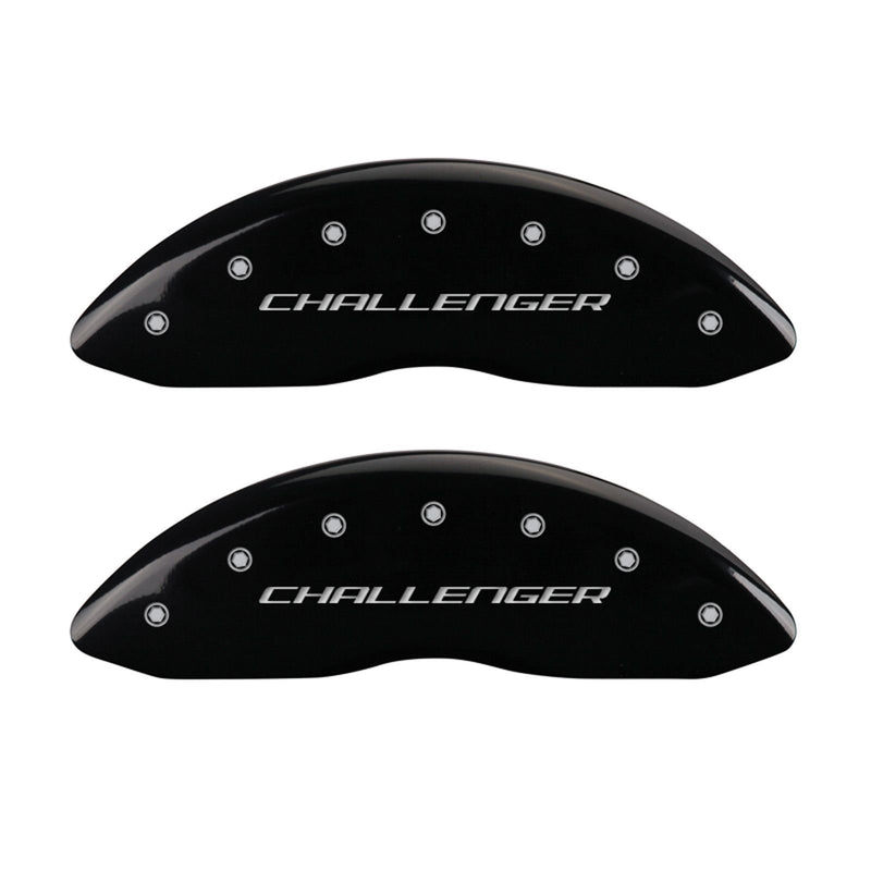 Dodge Caliper Covers MGP Caliper Covers 12088Sclbbk: Black, Challenger (Block), 4 Pack
