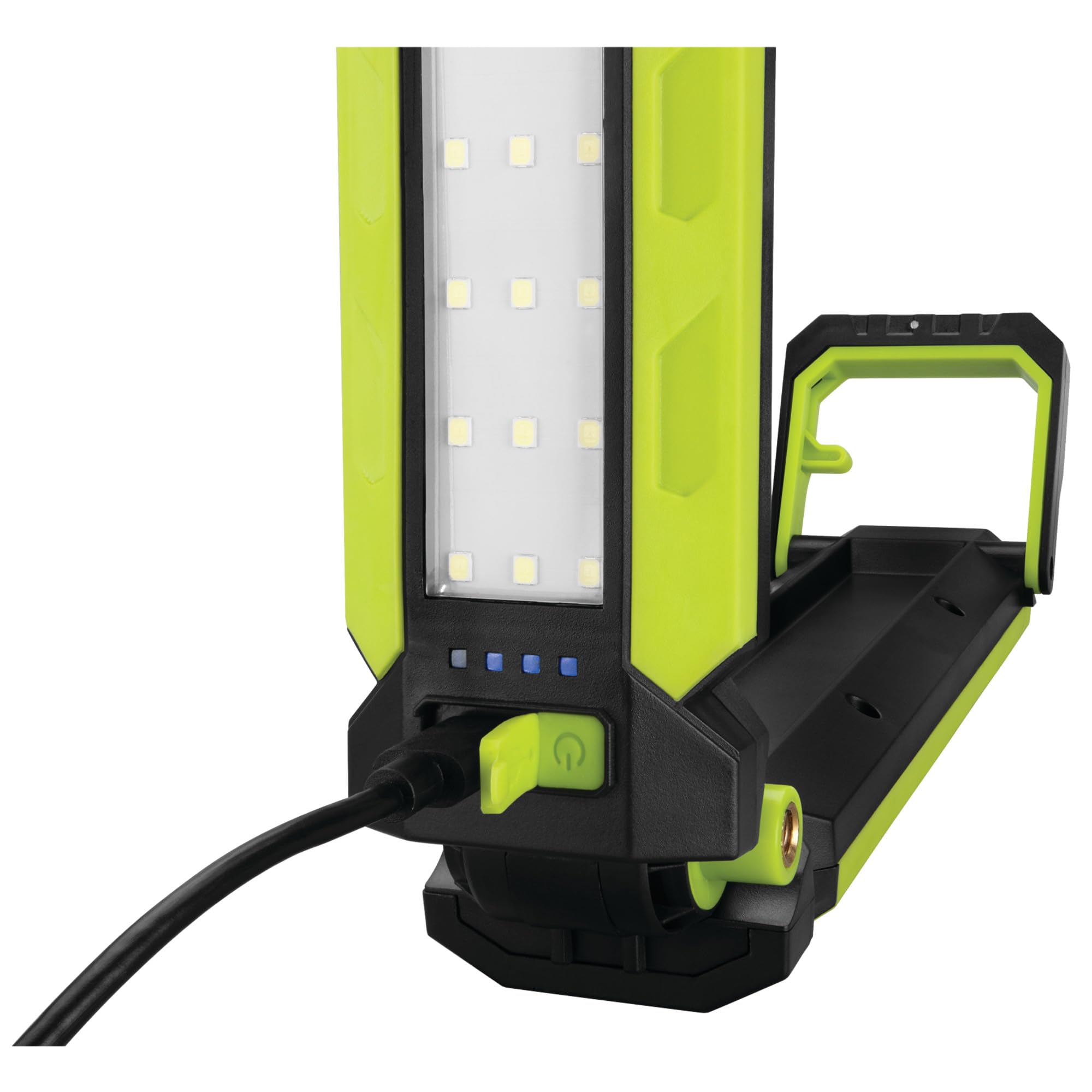Firepoint Performance Tool W2697 1000+LM Li-ion Folding Underhood Light - Foldable, Rechargeable, Magnetic Base, SMD LEDs, Green/Black