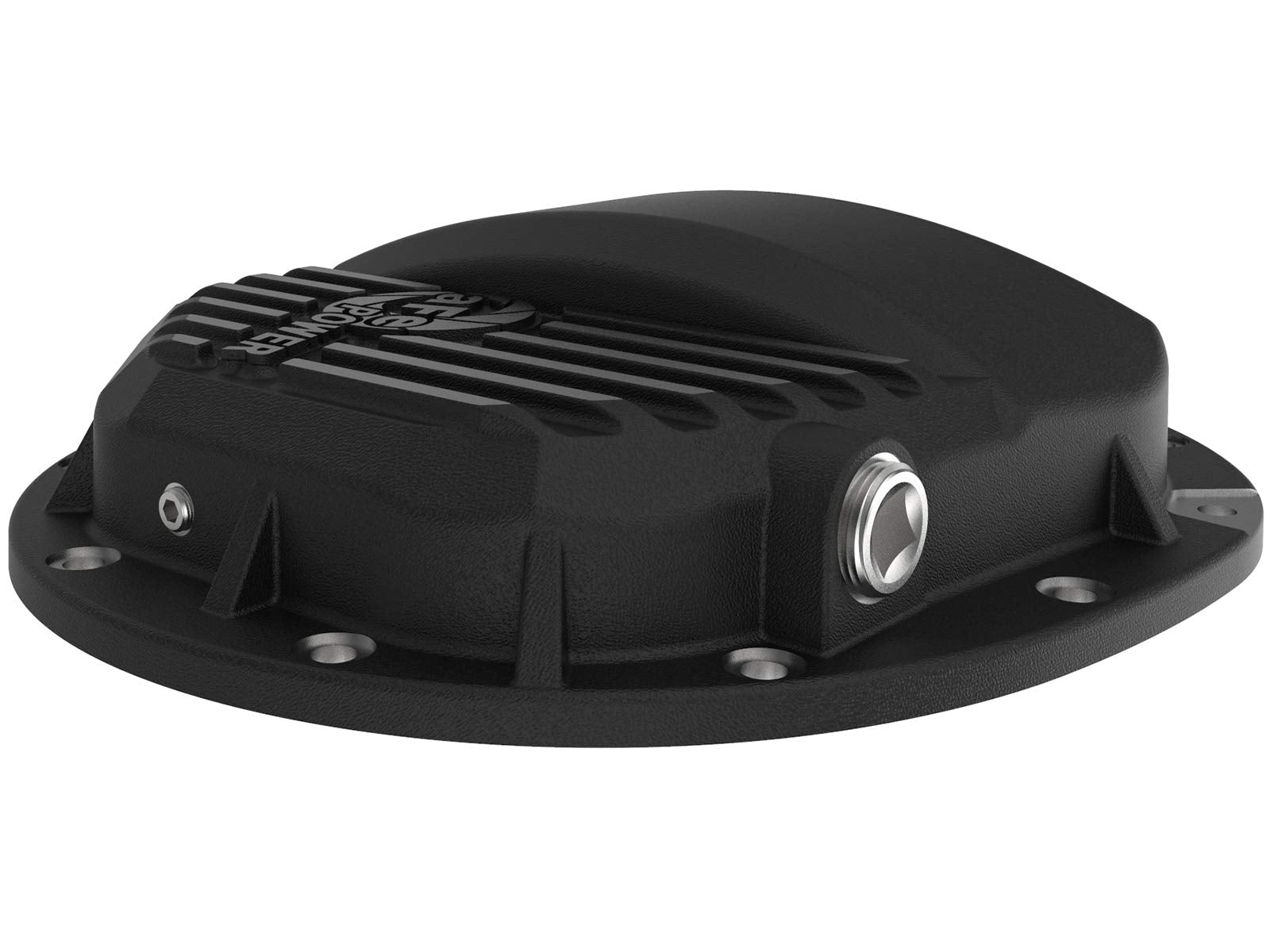 aFe POWER Rear Differential Cover Pro Series Black w/Machined Fins - #46-71120B - GM Silverado/Sierra 1500 14-23 (AAM 9.5/9.76)