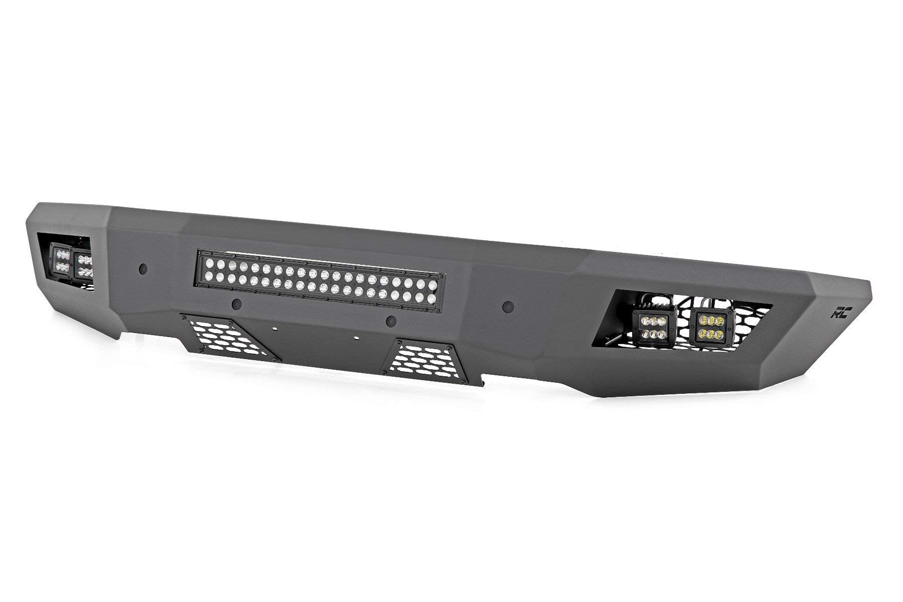 Rough Country Front Heavy Duty Bumper w/LEDs for 19-24 Ranger - 10759