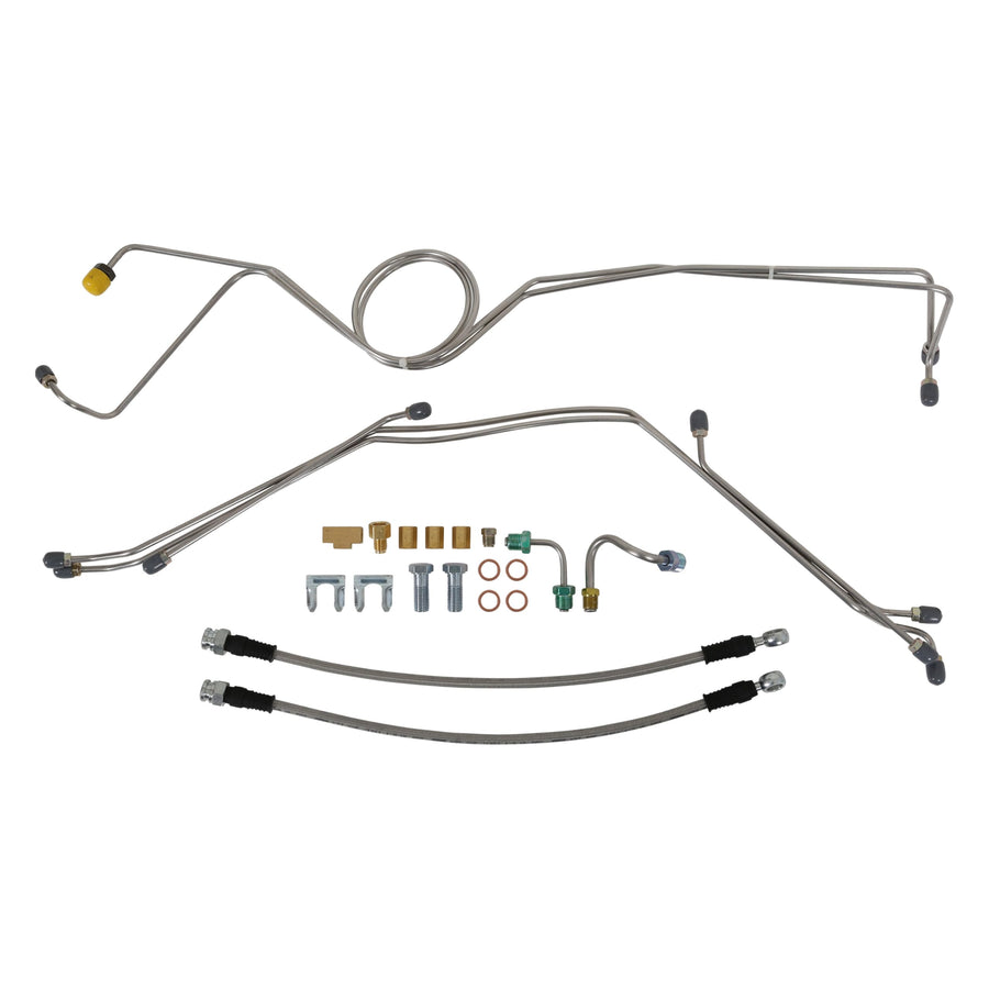 Disc Brake Conversion Brake Lines - Brothers Trucks DBBL66S Stainless