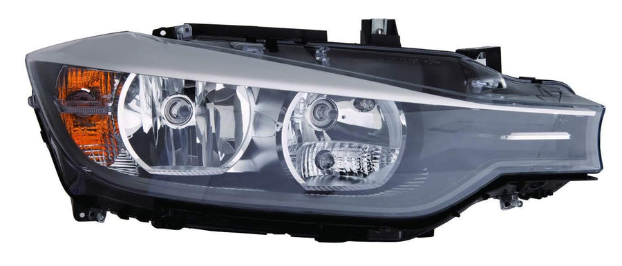 DEPO 12-13 344-1138R-AS2 FOR BMW 3 SERIES (4DR): 320I, 320I XDRIVE, 325I, 328D, 328D XDRIVE, 328I, 328I XDRIVE, 335I, 335I XDRIVE HEADLIGHT- PASSENGER SIDE ASSEMBLY (HALOGEN TYPE)