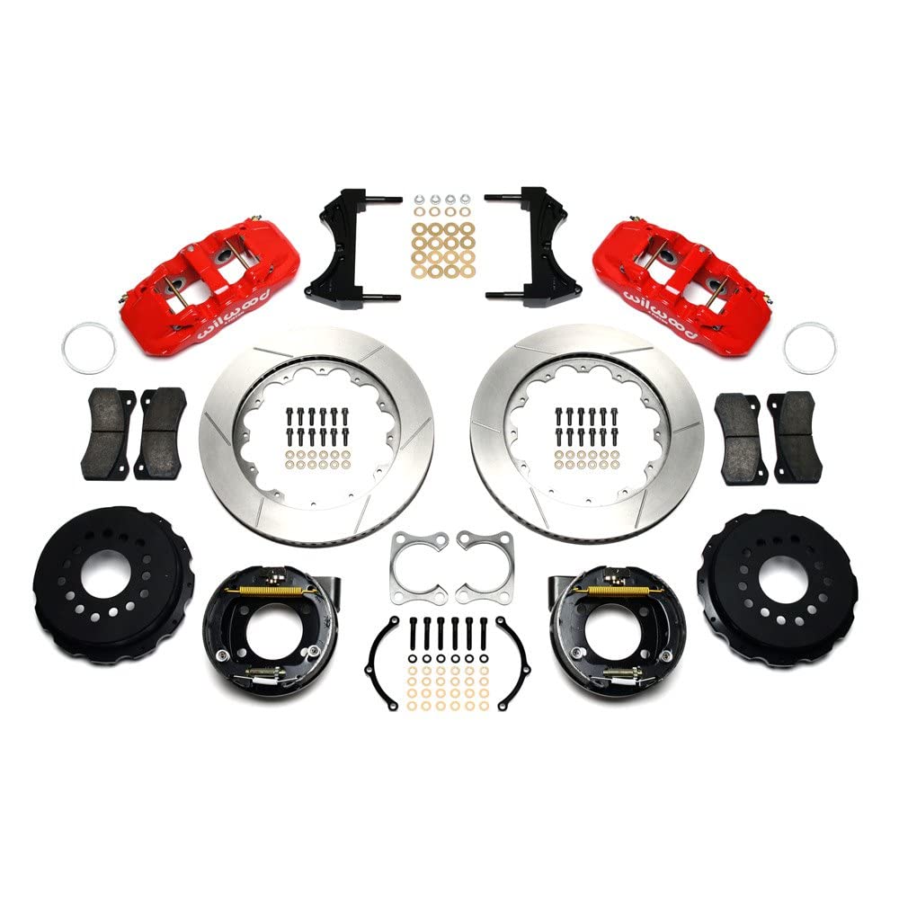 Red AERO4 Rear P-Brake Kit,14.00"