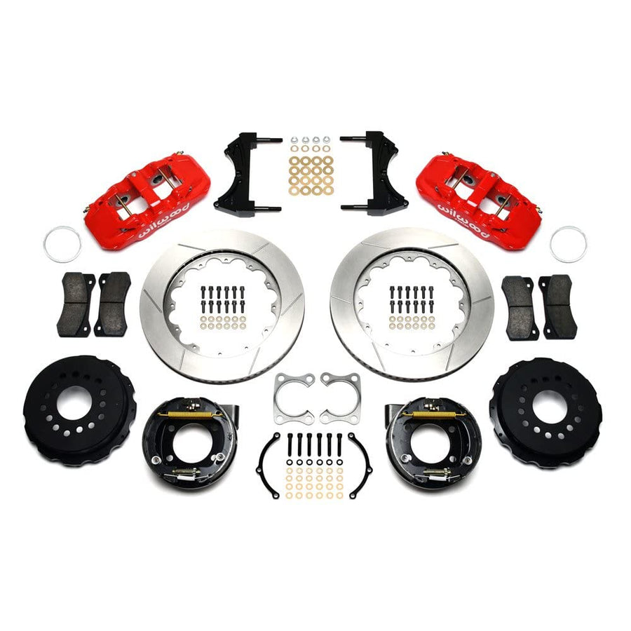 Red AERO4 Rear P-Brake Kit,14.00"