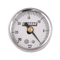 1.5" Diameter Moroso Vacuum Gauge 89610