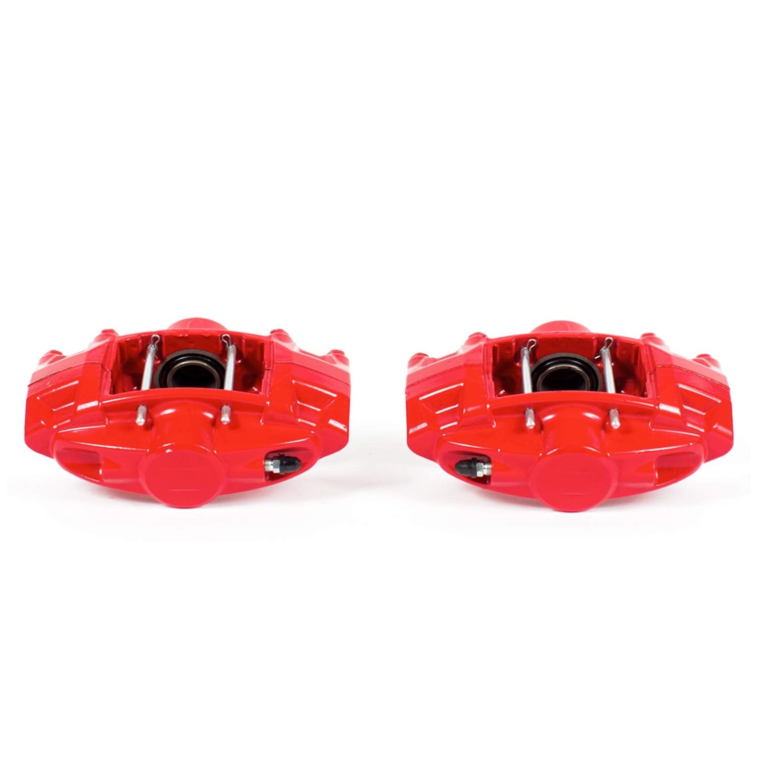 Power Stop Pair of High-Temp Red Powder Coated Rear Calipers For FX50, G37, M35h, M37, M56, Q50, Q60, Q70, Q70L, Q, 370Z [Model Specific]