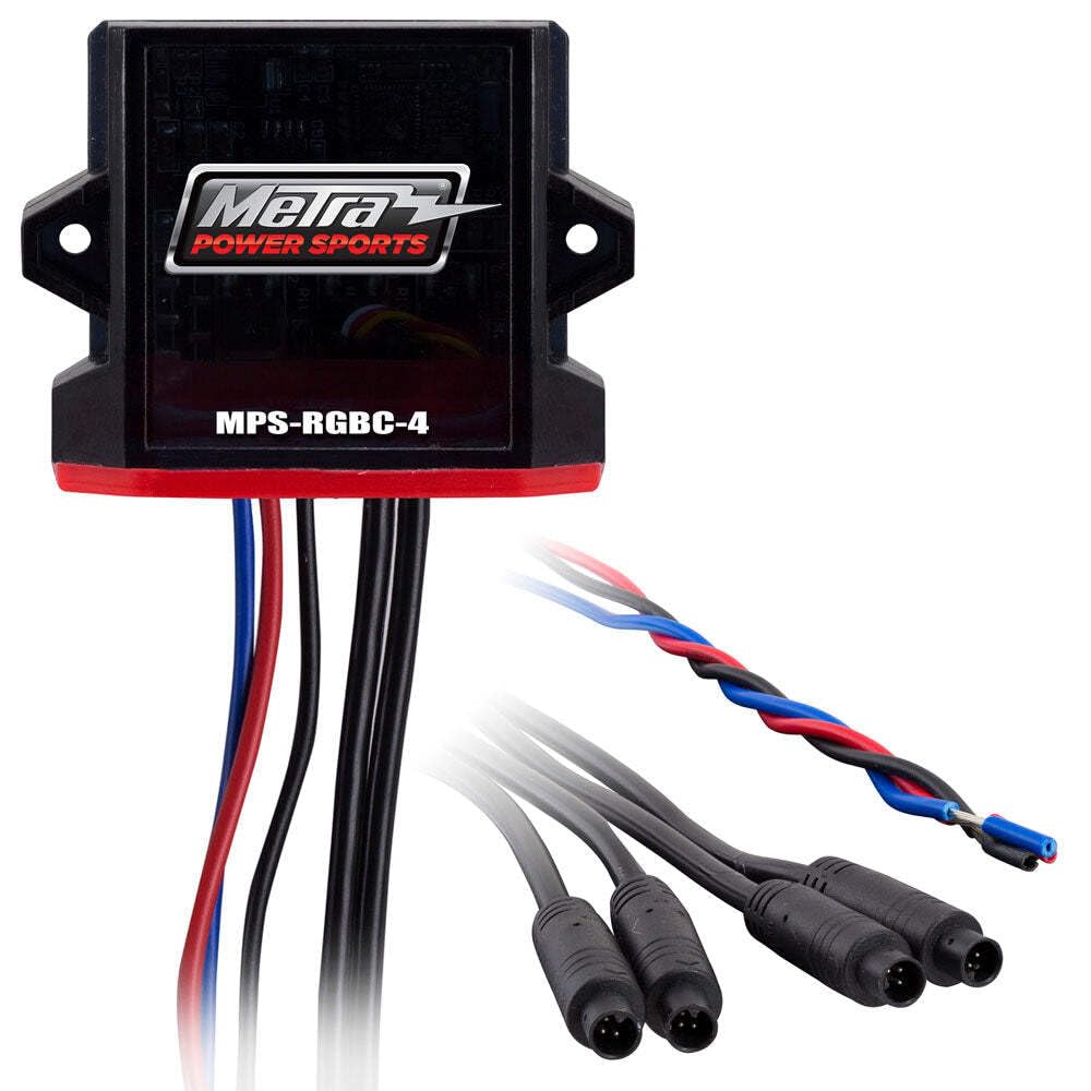 RGB LED Controller - Metra Powersports - Waterproof (MPS-RGBC-4)