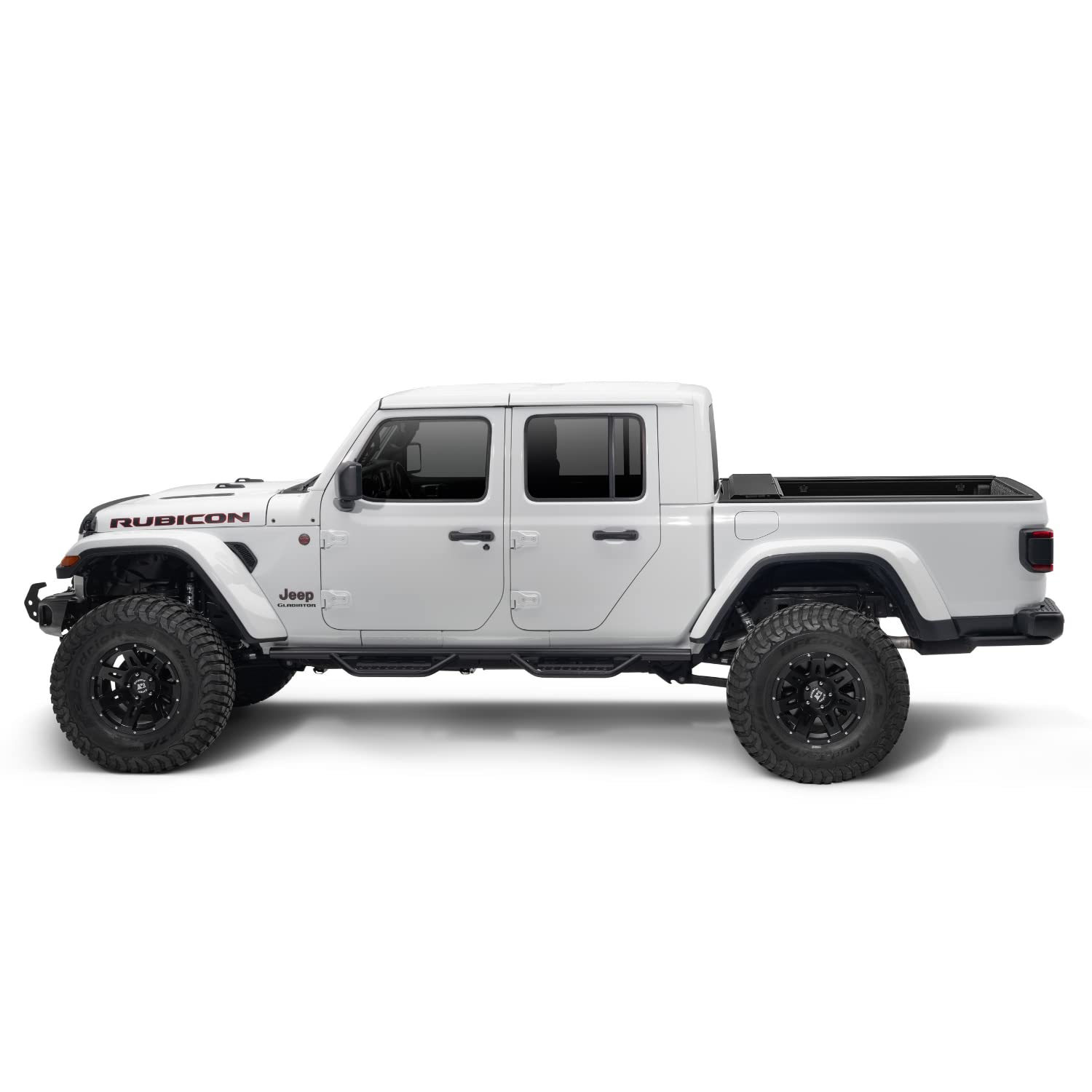 Rugged Ridge Retractable Armis Tonneau Cover w/ Max Track for Jeep Gladiator JT | Weather Resistant, Full Bed Access | 13550.36 | Fits 2020-2025 Jeep Gladiator JT w/o Trail Rails
