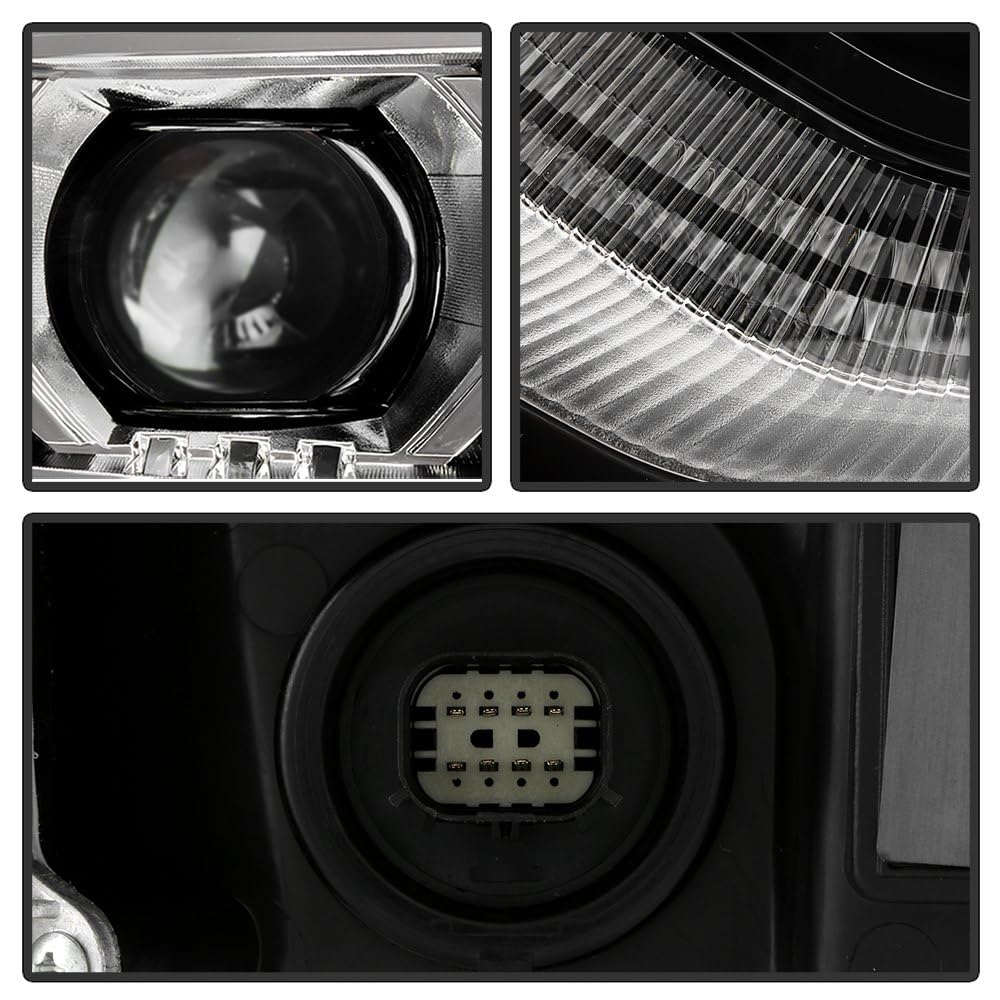 GMC Sierra Denali 16-18 Spyder (POE) Full LED w/DRL Projector Headlight - OE Right