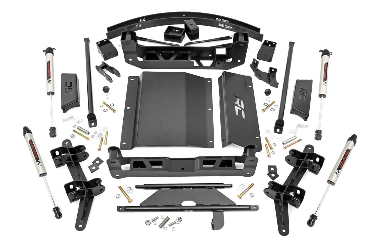 6" Rough Country V2 Suspension Lift Kit for 88-98 C1500/K1500/SUV 4WD - 27670