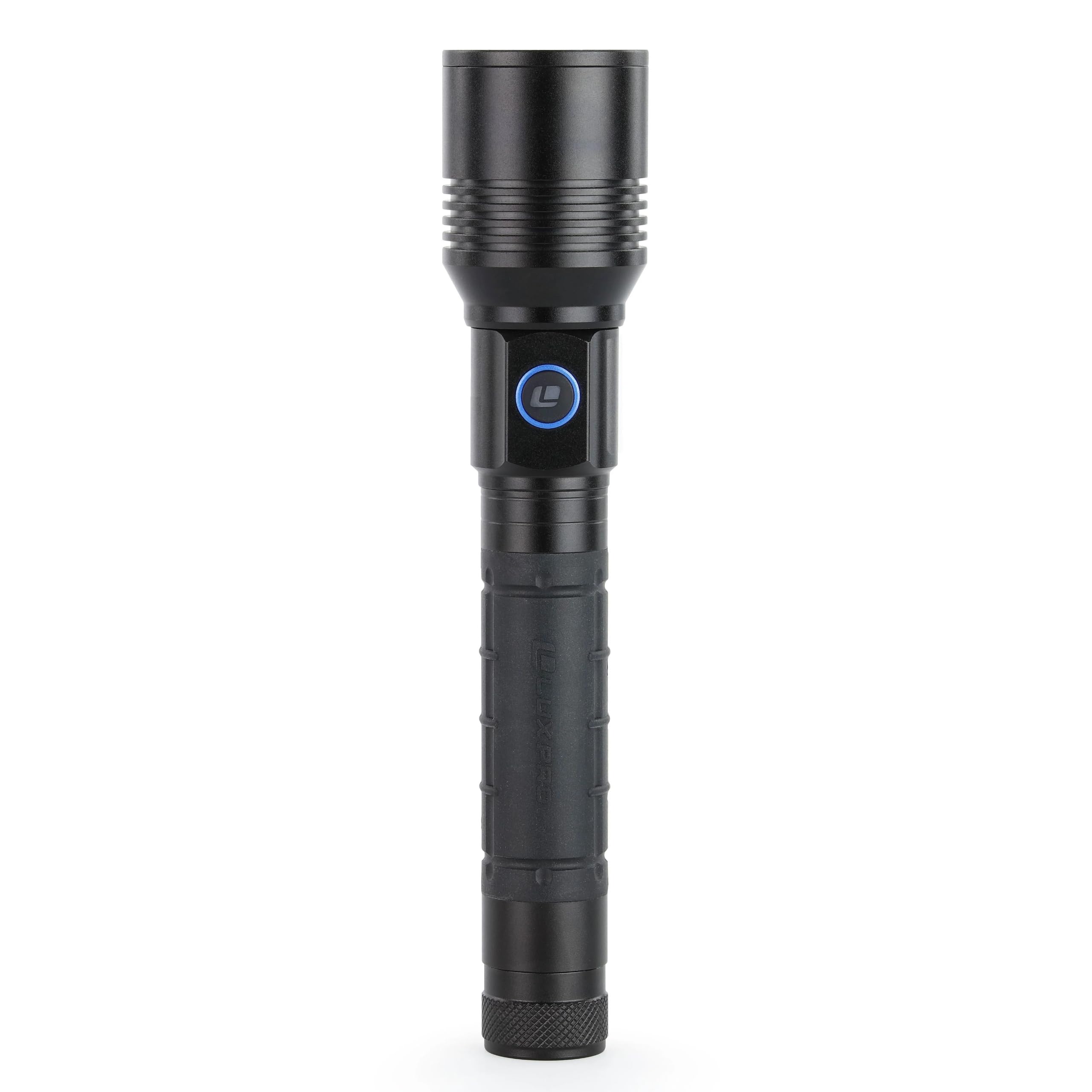 Rechargeable LUXPRO XP1105 Dual-Power LED Flashlight - Bright Flashlight with Power Bank - Features Ergonomic Grip & LPE Optics