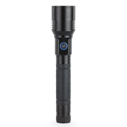 Rechargeable LUXPRO XP1105 Dual-Power LED Flashlight - Bright Flashlight with Power Bank - Features Ergonomic Grip & LPE Optics