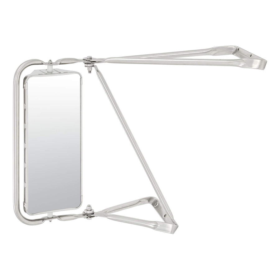 Custom RETRAC West Coast Mirror Assembly, Stainless Steel
