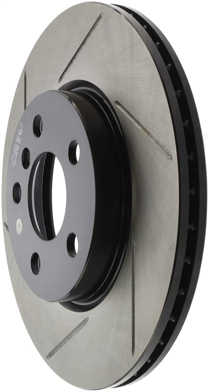 Front Right StopTech 126.34166SR Sport Slotted Brake Rotor