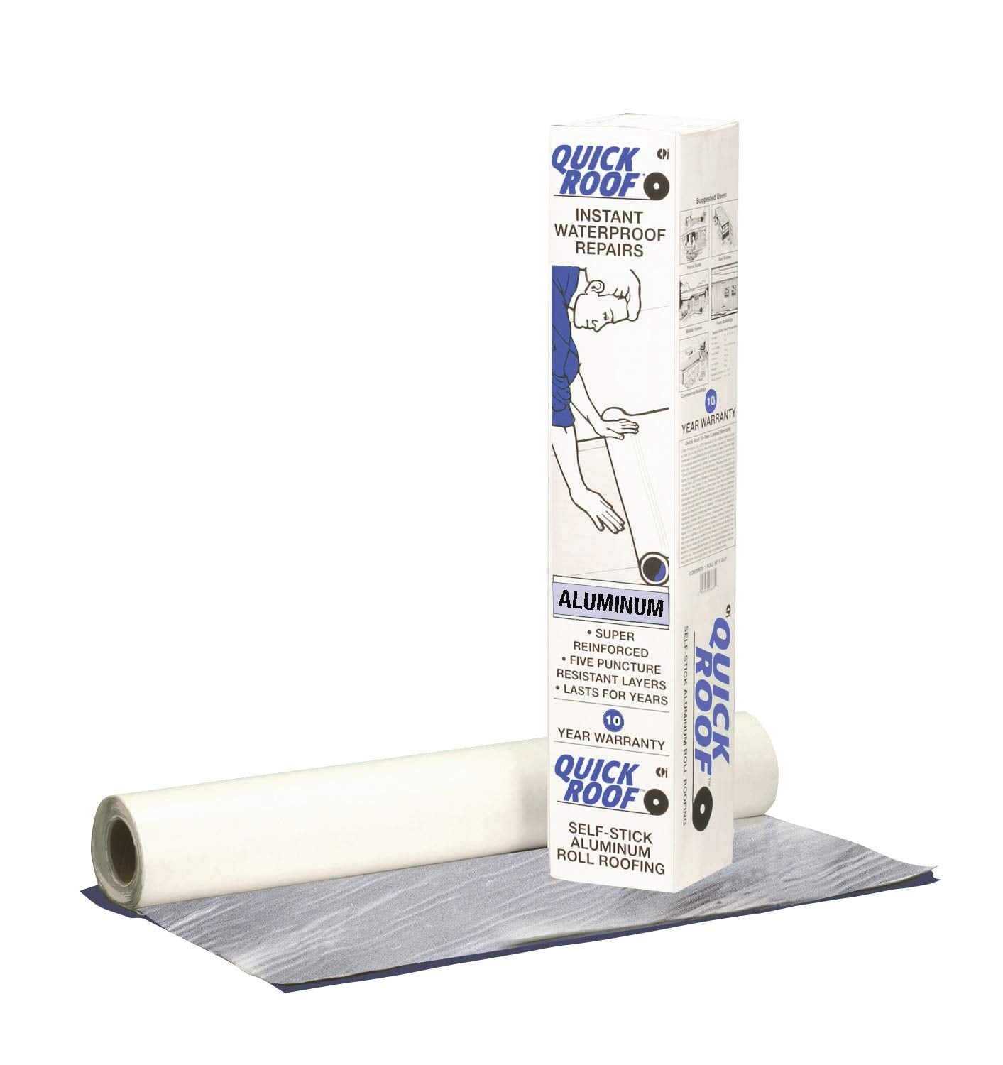 Cofair Quick Roof Pro Aluminum Waterproof Repair Tape - 33.5' x 36"