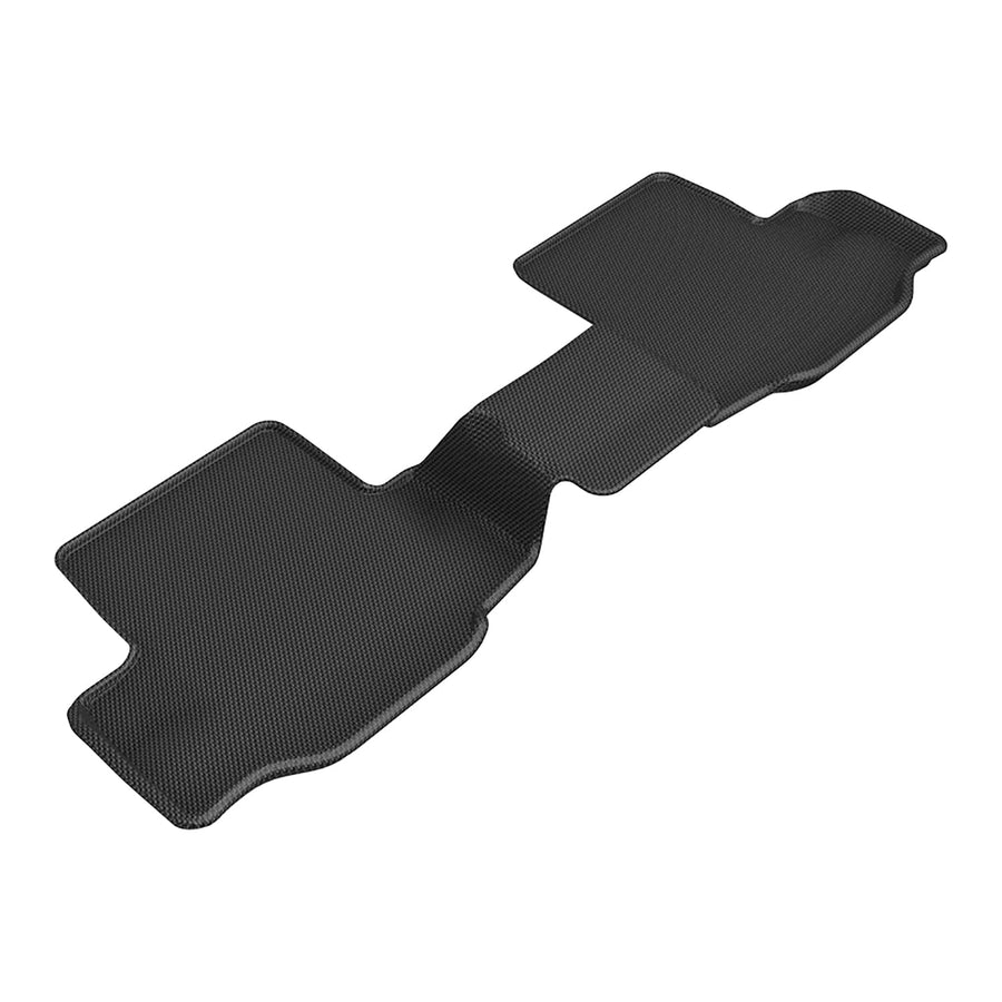 3D MAXpider Kagu Floor Mat Compatible with Mazda CX-90 7 Seat (Black) 2024-2025 Bucket Seats - Second Row